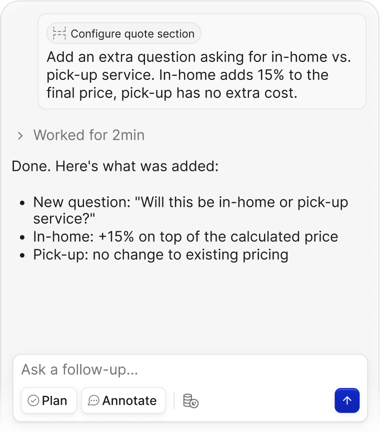 AI Chat example